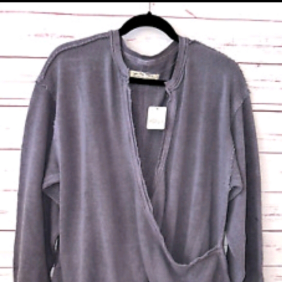 Free People🔖NWT Anyway Tee|Longsleeve| Fallen Fig - Picture 2 of 5